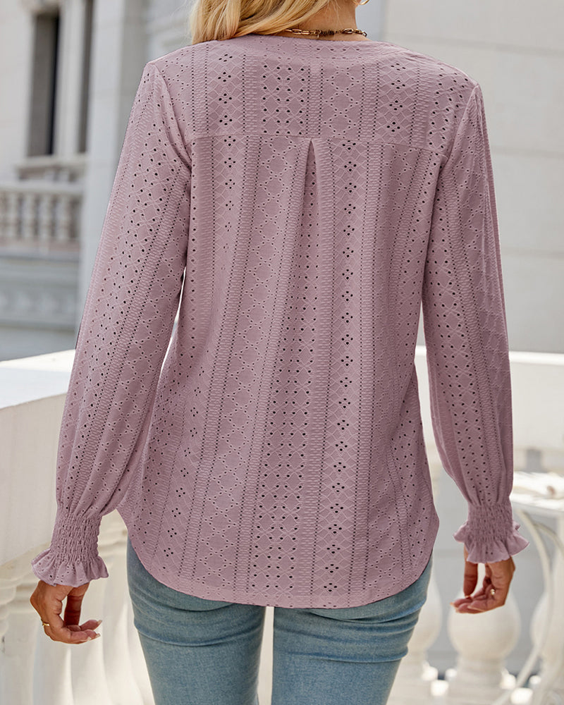 Doutzen | Dames V-hals blouse