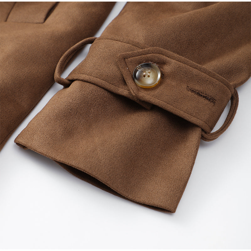 ModeParisienne® Annelies | Vintage Khaki Lange Jas