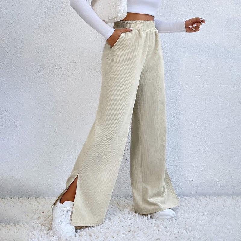Effen informeel broek voor dames