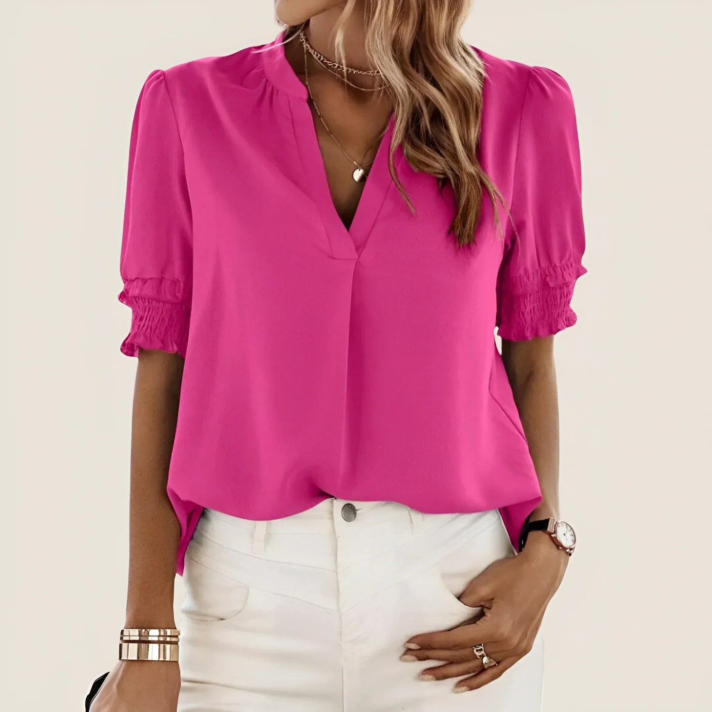 Adriana | stijlvolle blouse met v-hals