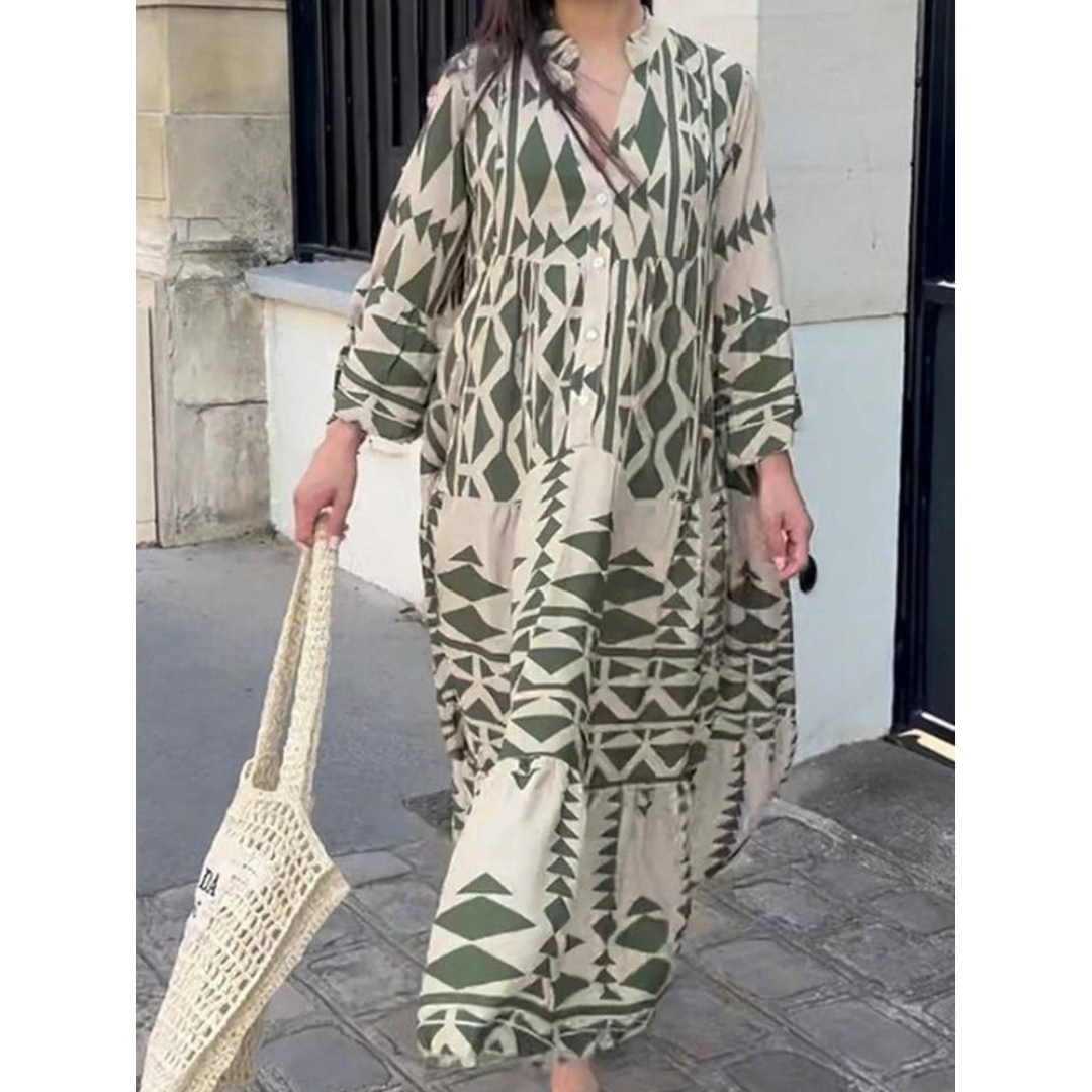 Ashby - Losse Boho Zomer/LenteJurk voor Vrouwen