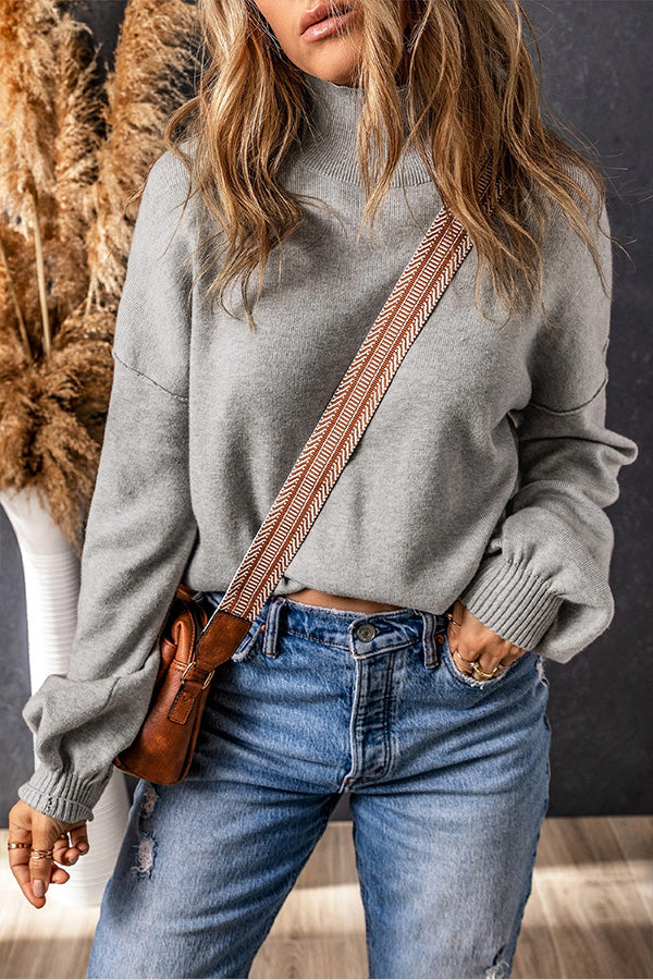 Coltrui met Verlaagde Schouder en Ballonmouwen