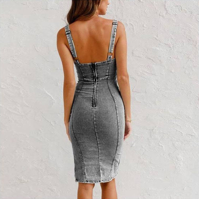 Esmée - Denim Maxi Jurk