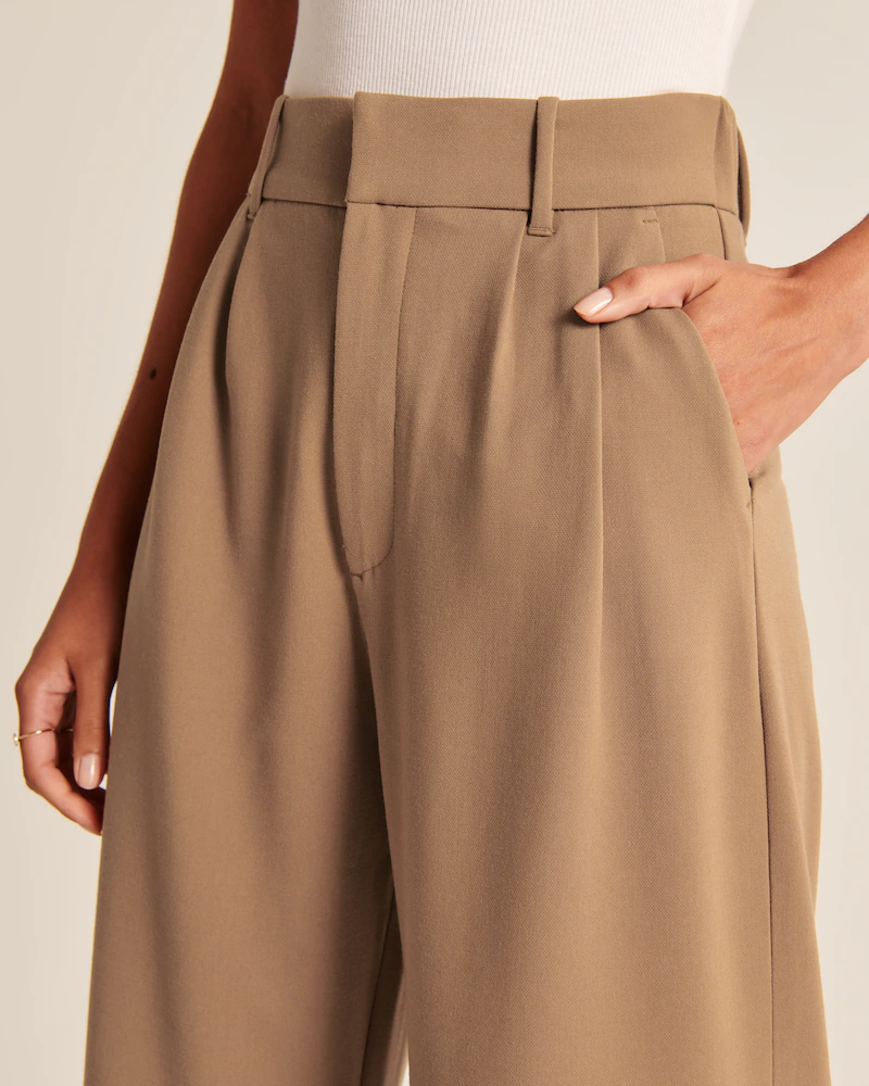 Gertha - Palazzo broek met een hoge taille en wijde pijpen
