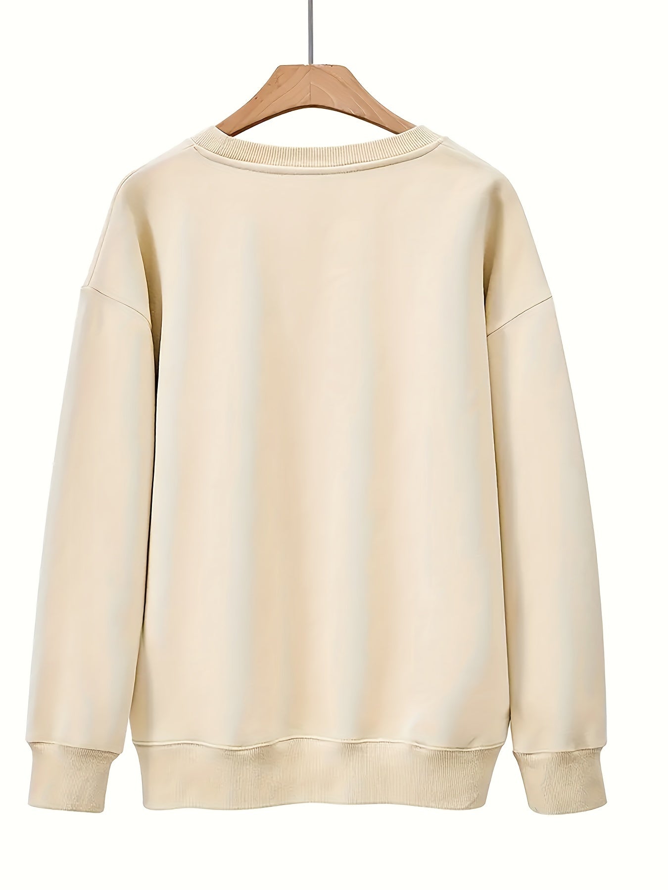 Sweatshirt met slogan en hartjesprint - Willow