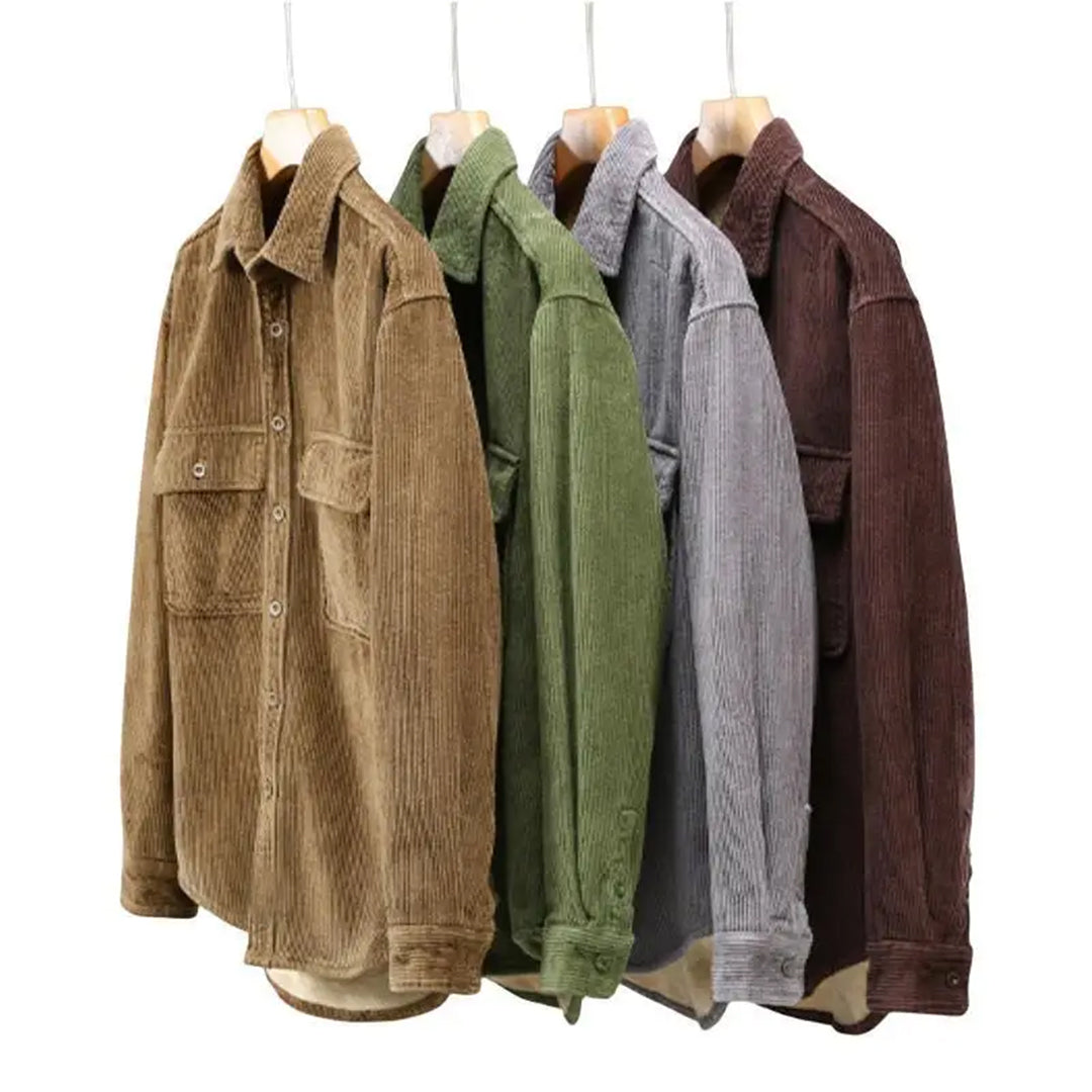 Ginevra™ - Corduroy wintershirt voor mannen
