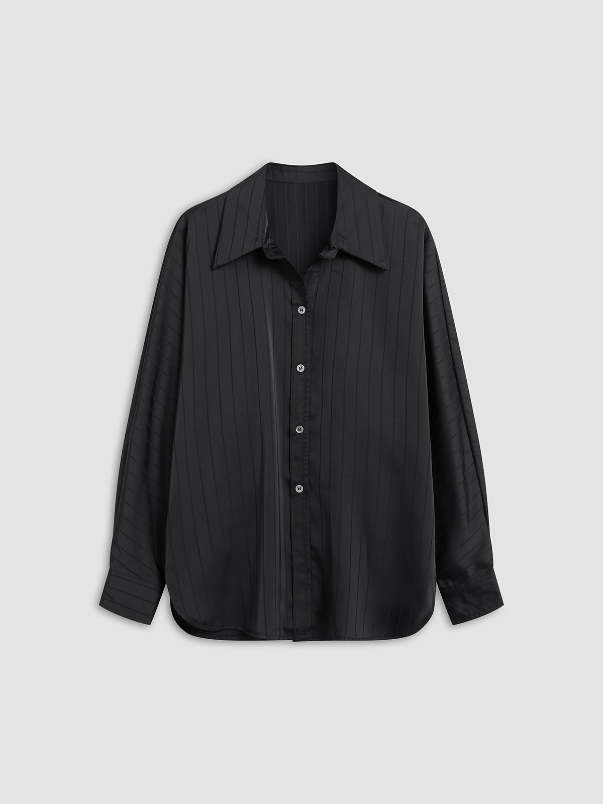 BEAUVOGUE - Charlotte Oversized Overhemd met Kraag en Knoopjes