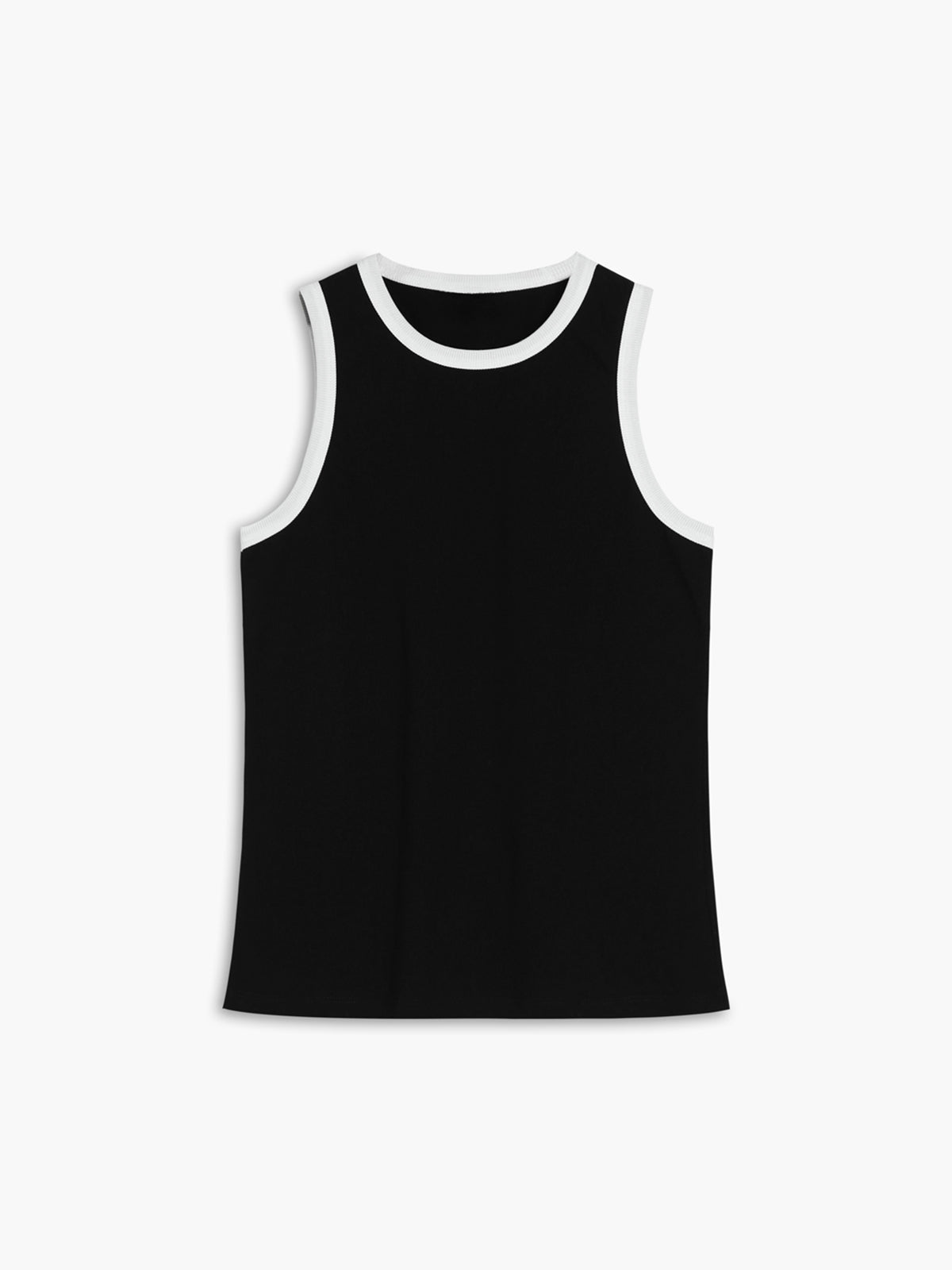Elise | mouwloos contrasterend tanktop
