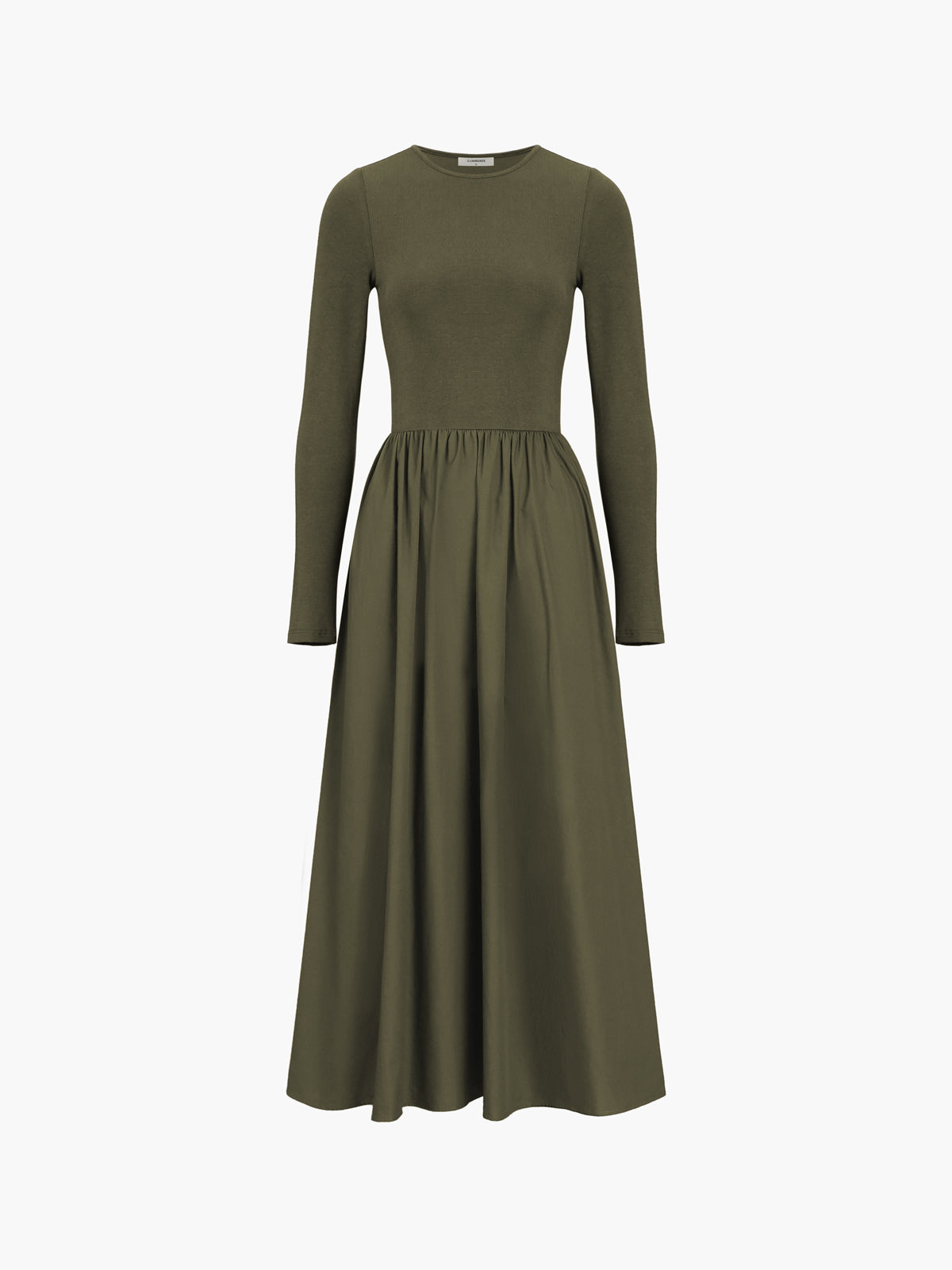 BEAUVOGUE - Leisure Pockets Lange Mouw Lange Jurk