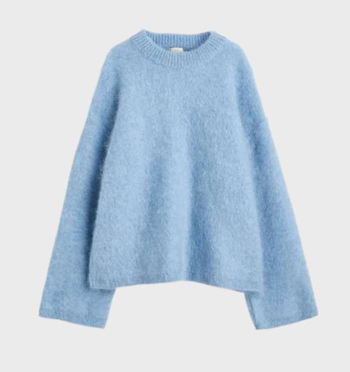 Zara | Effen trui van mohair met ronde hals voor vrijetijdskleding