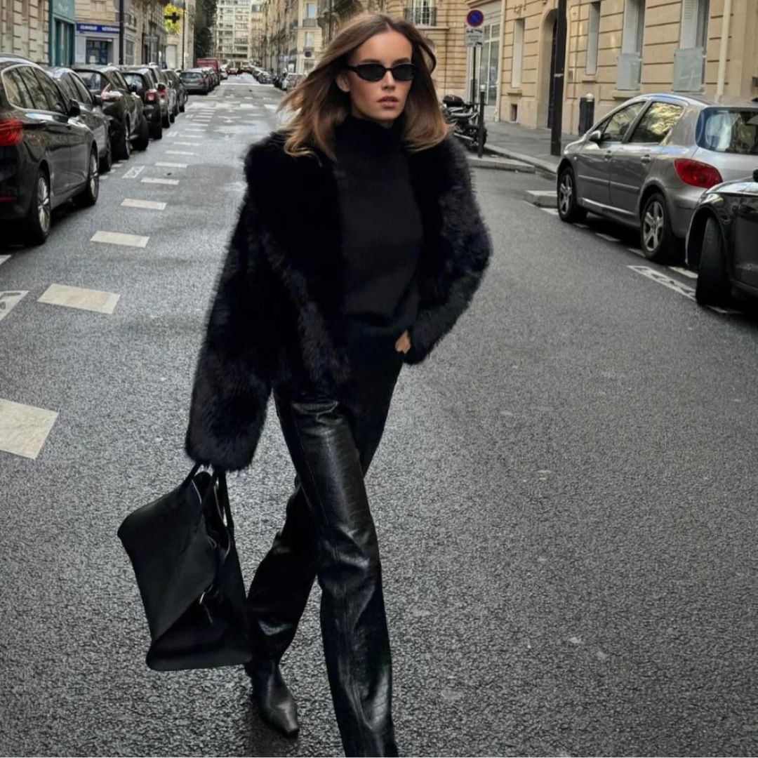 Stella | luxe oversized imitatiebontjas