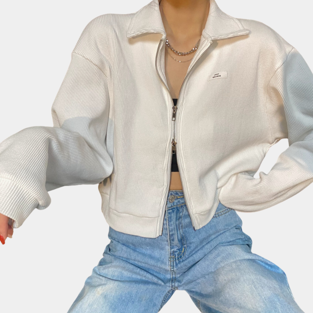 Alena | kort damesjack met rits