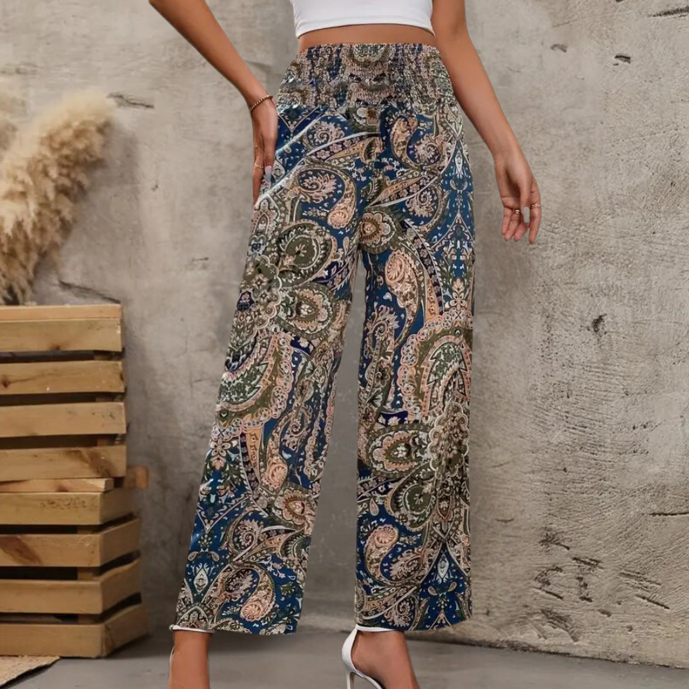 Kleurrijke vintage broek - Aliyah