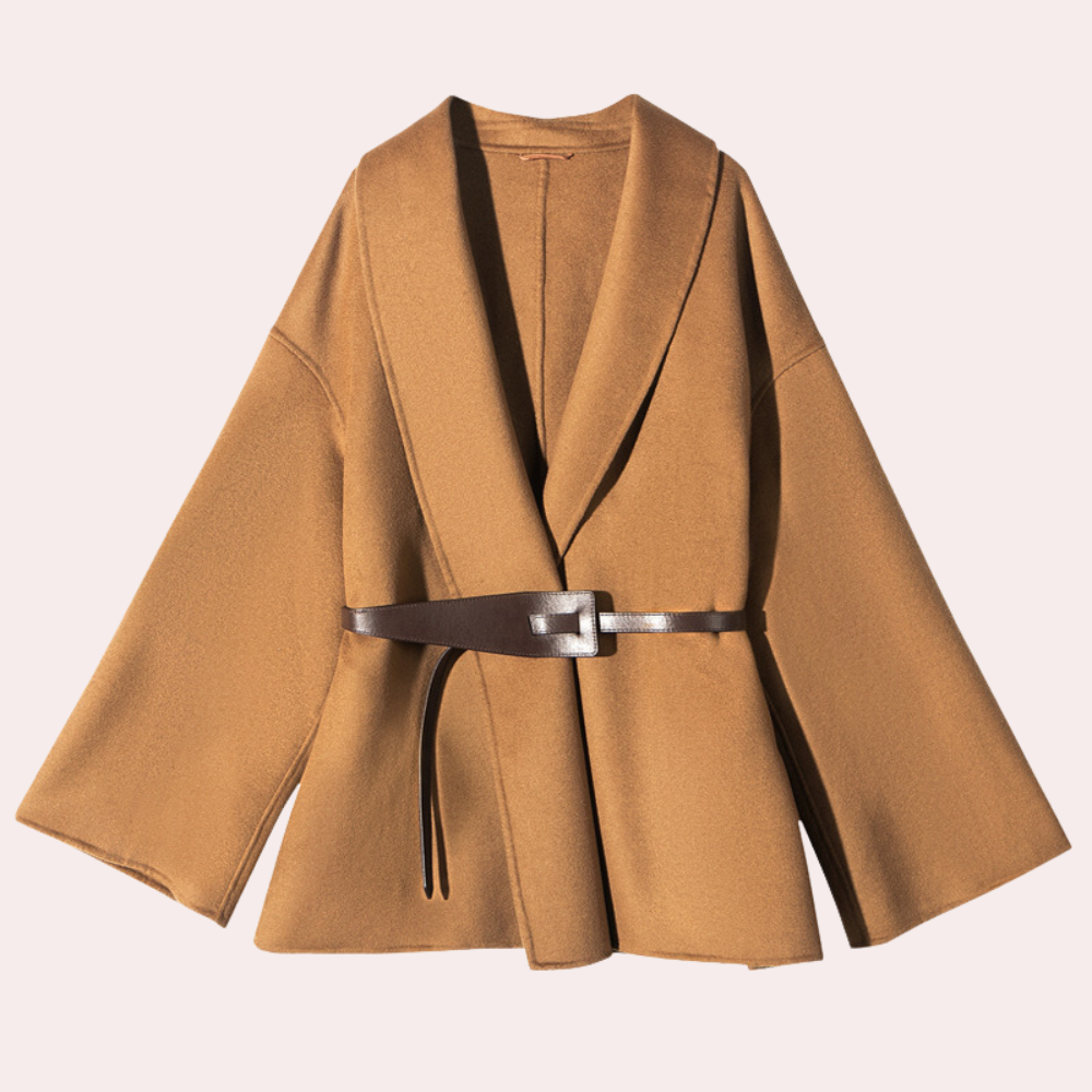 Aviva - Elegante Geknoopte Damesjas voor de Winter