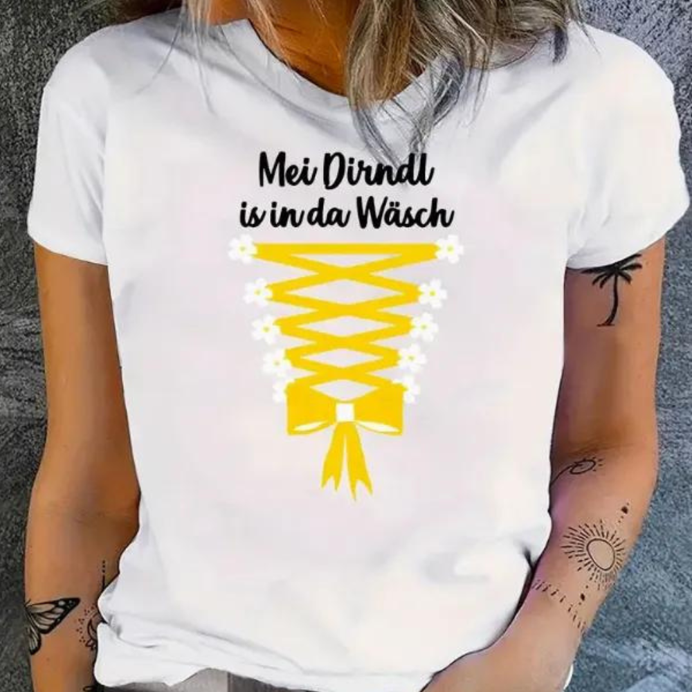 Crete - Stijlvol Dirndl T-shirt voor Oktoberfest