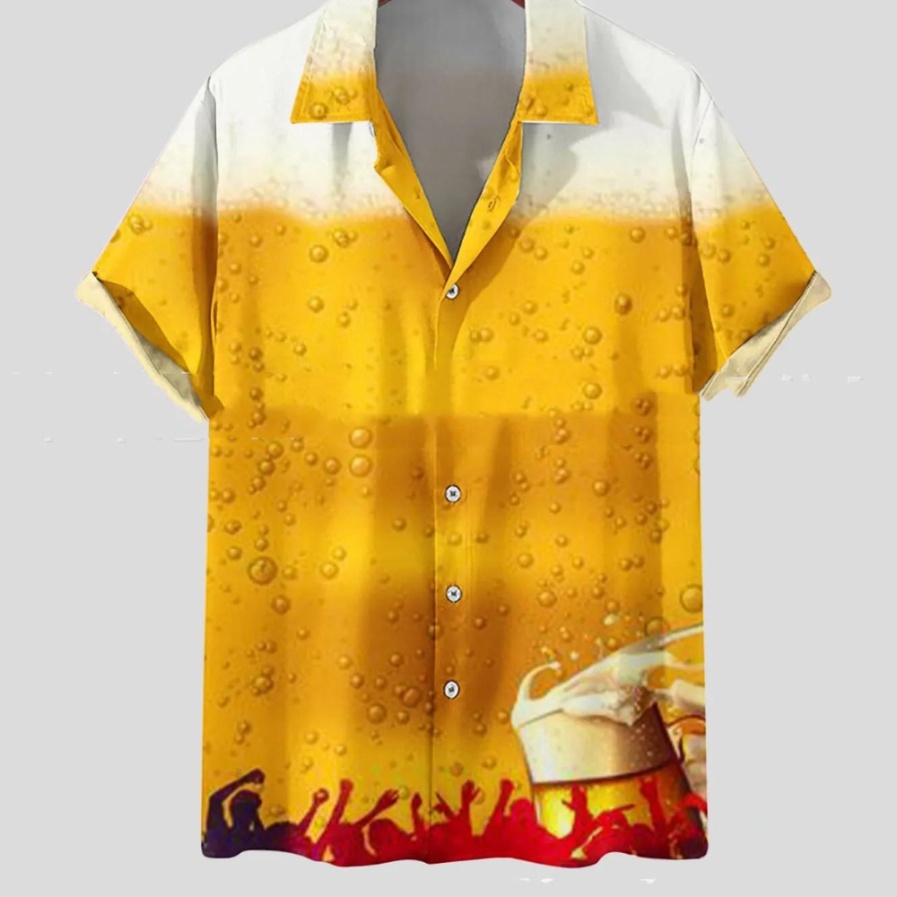 Angelos - Oktoberfest Overhemd voor Heren met Knopen