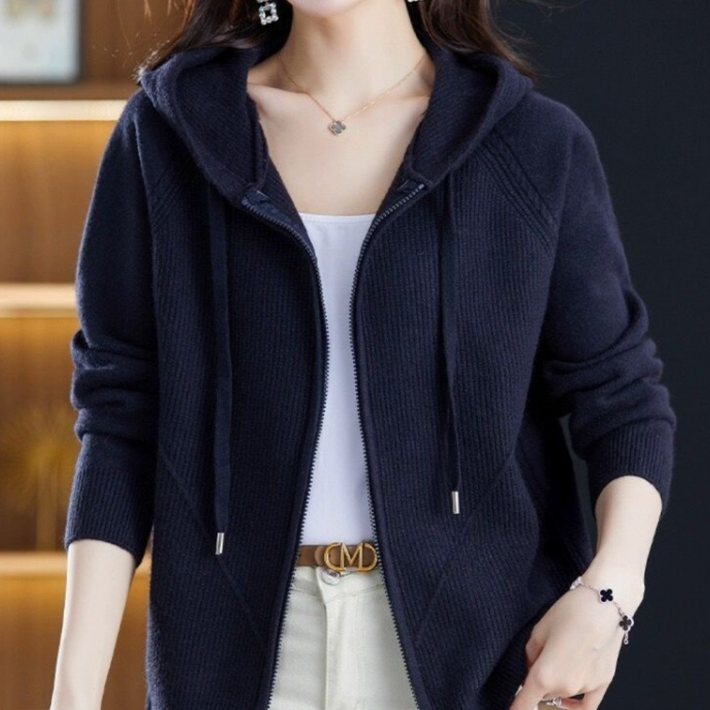 Danika - Elegant vest met capuchon voor dames