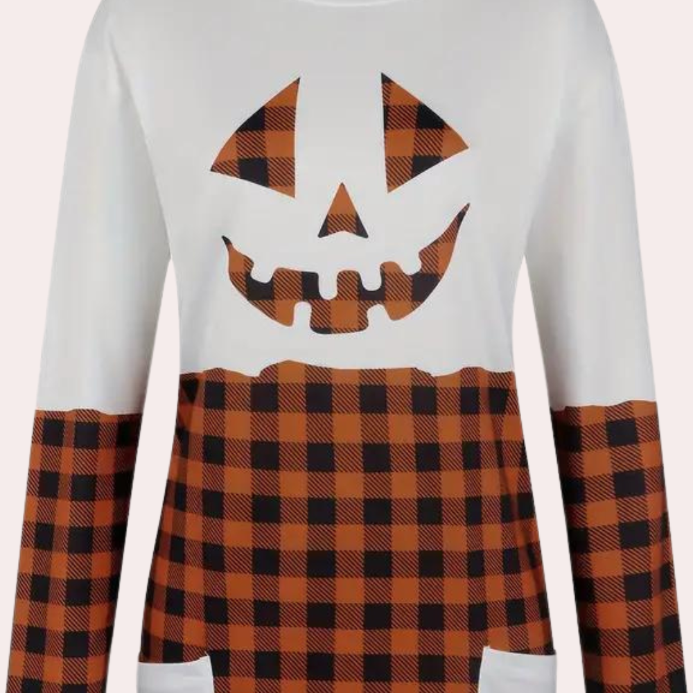 Kata - Elegante Plus Size Halloween sweatshirt voor dames
