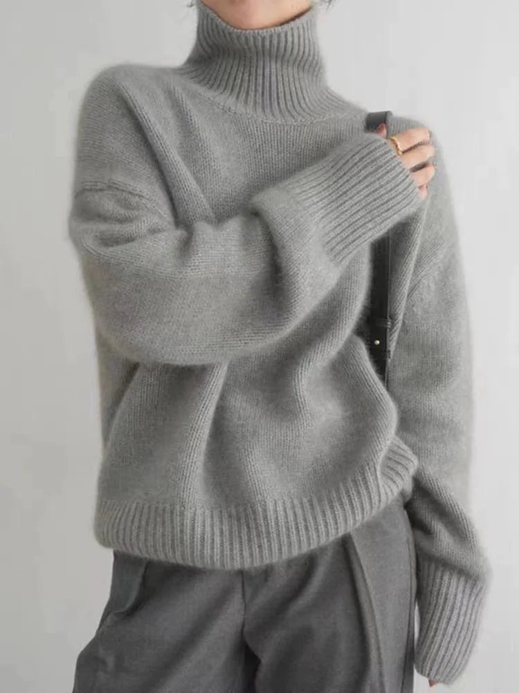 Aada - Eleganter Kaschmir Rollkragenpullover