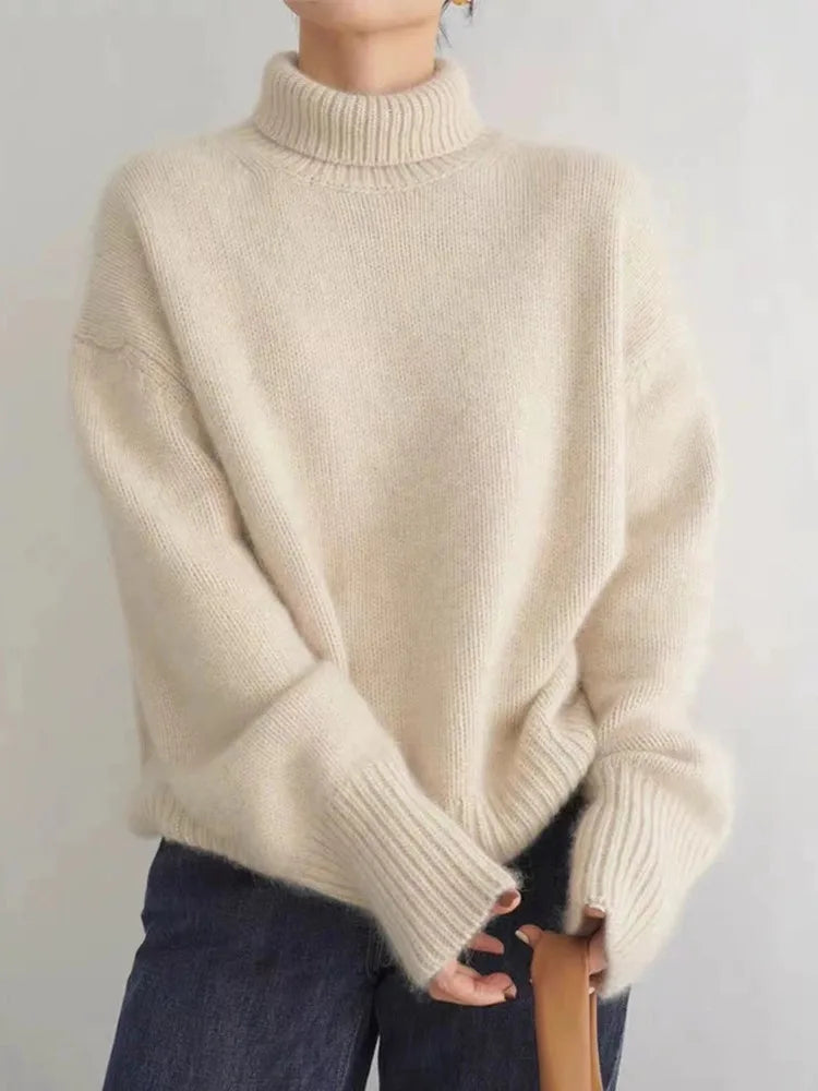 Aada - Eleganter Kaschmir Rollkragenpullover