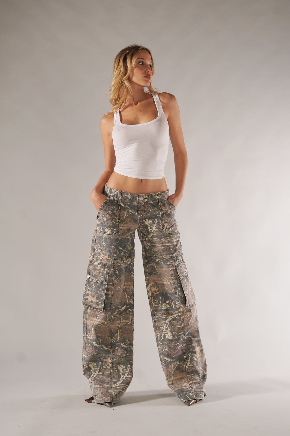 Urban | Camo cargo broek