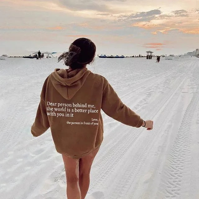 Valencia | 100% katoenen statement hoodie