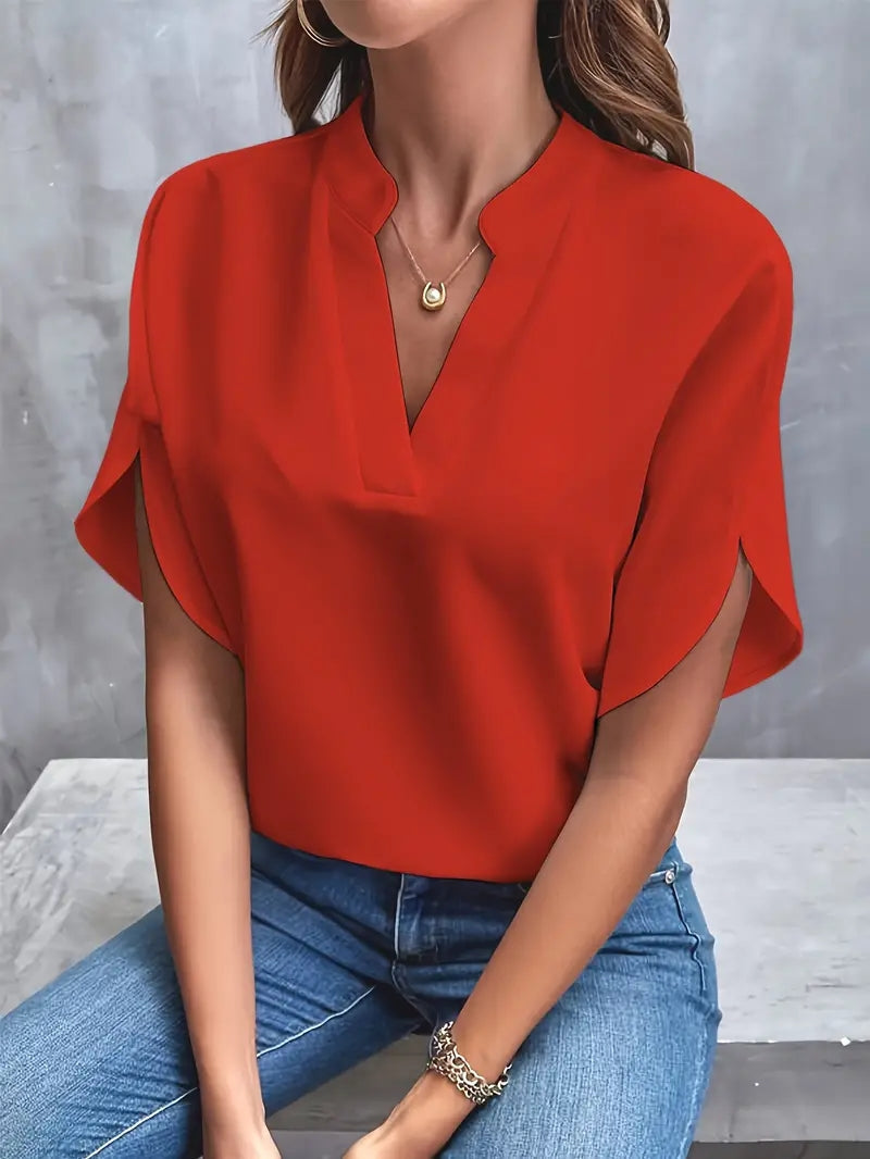 Alena | v-hals casual blouse voor dames