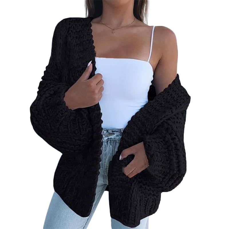 Zwart knitted vest