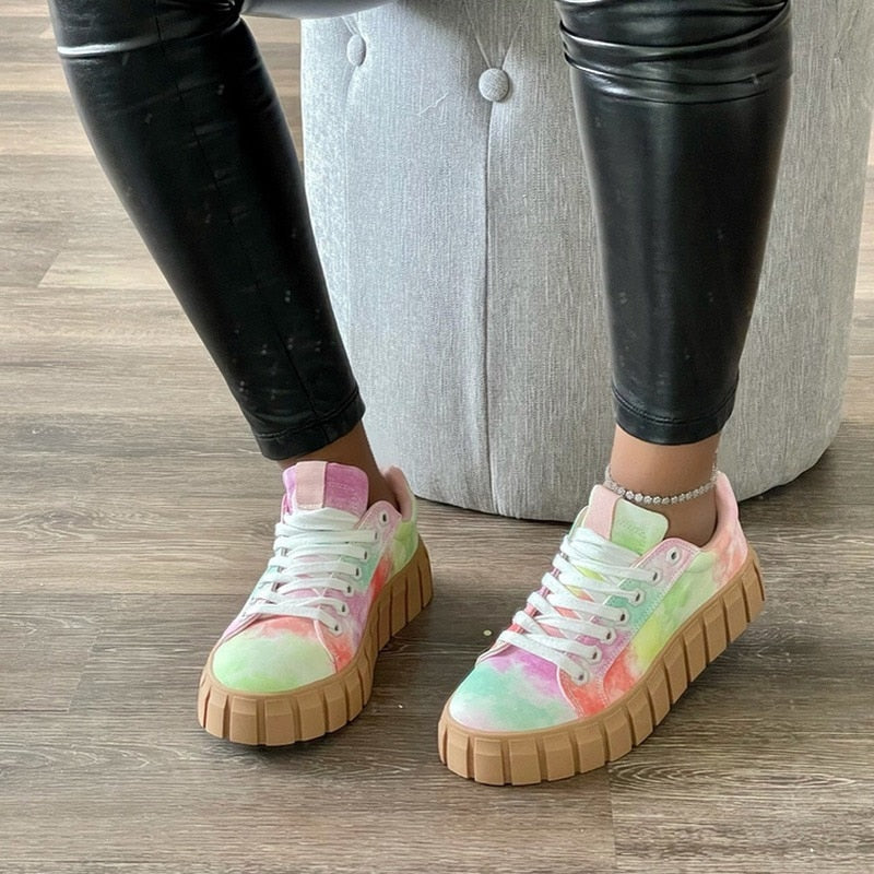 TrendStep Suede Dames Sneakers - Casual en Trendy