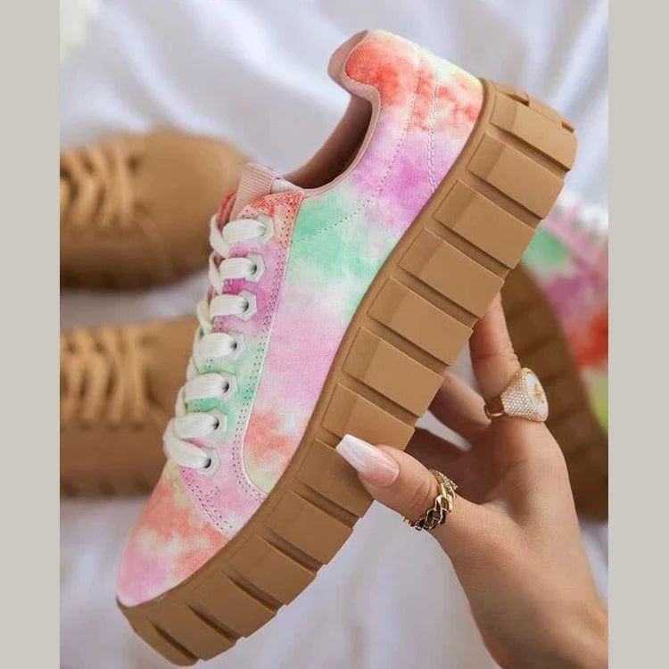 TrendStep Suede Dames Sneakers - Casual en Trendy