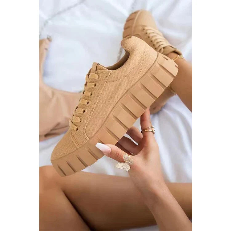 TrendStep Suede Dames Sneakers - Casual en Trendy