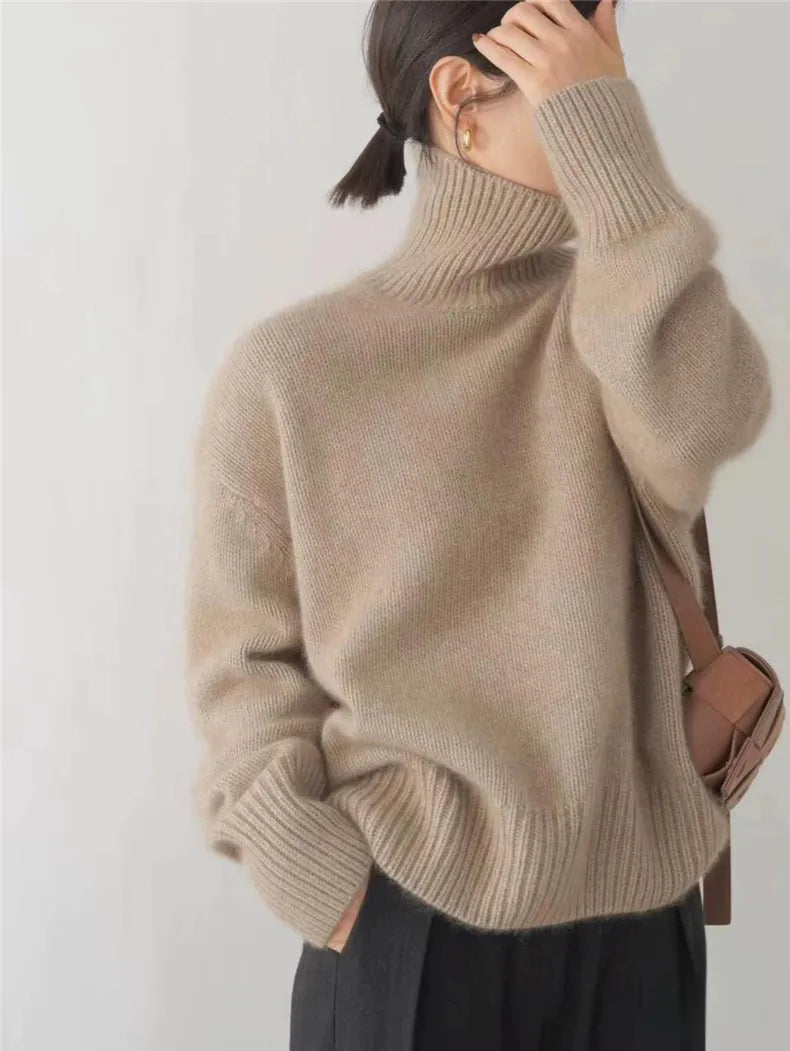 Aada - Eleganter Kaschmir Rollkragenpullover