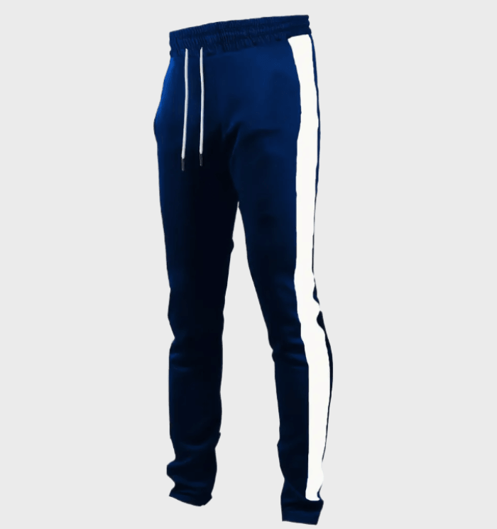 Conor - Skinny joggingbroek met ribbels voor heren met zijzakken