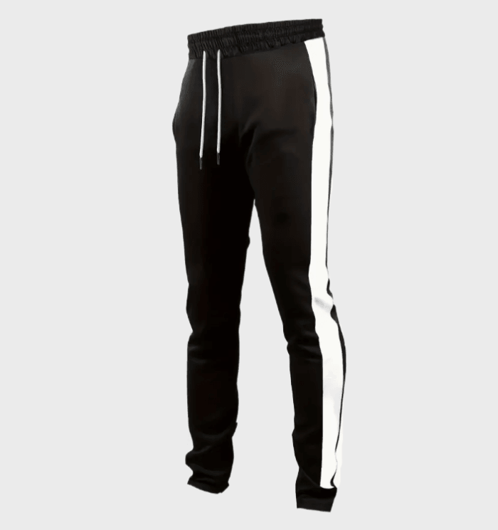 Conor - Skinny joggingbroek met ribbels voor heren met zijzakken