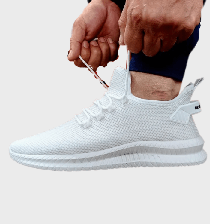 Donnie - Lichtgewicht en met textiel ontworpen halfhoge sneakers voor heren