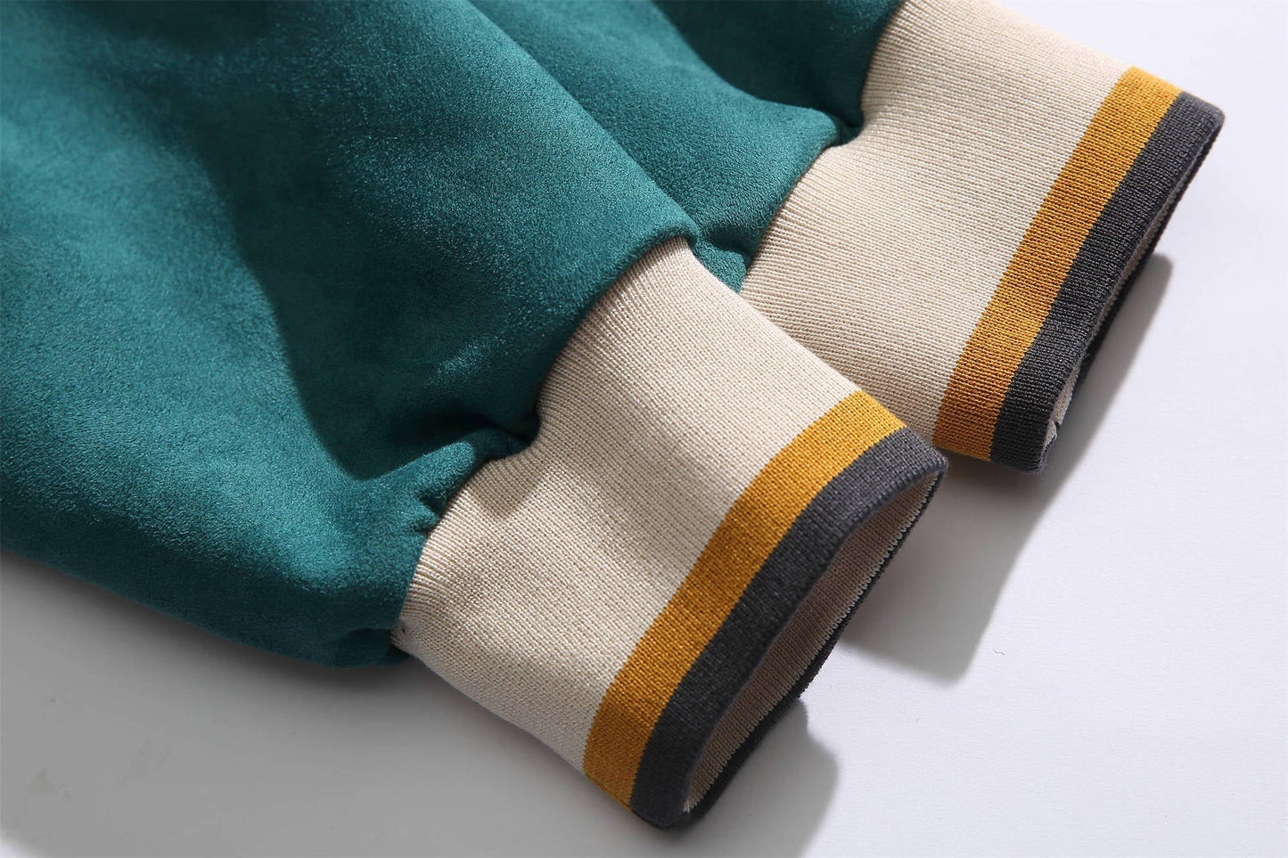 Cassandra - Drie Lijnen Gespleten Fluweel Sweatshirt