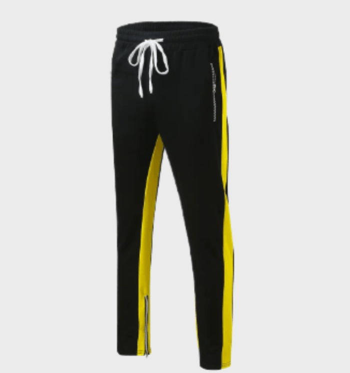 Arlo - Tweekleurige joggers voor heren met ritssluiting op de enkel
