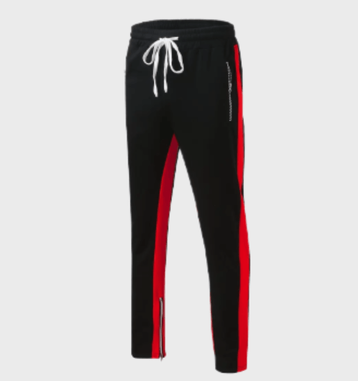 Arlo - Tweekleurige joggers voor heren met ritssluiting op de enkel