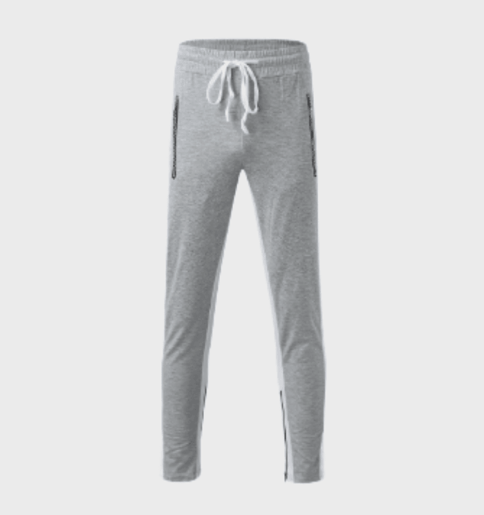 Arlo - Tweekleurige joggers voor heren met ritssluiting op de enkel