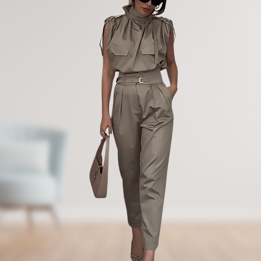 Amira | stijlvolle jumpsuit met riem