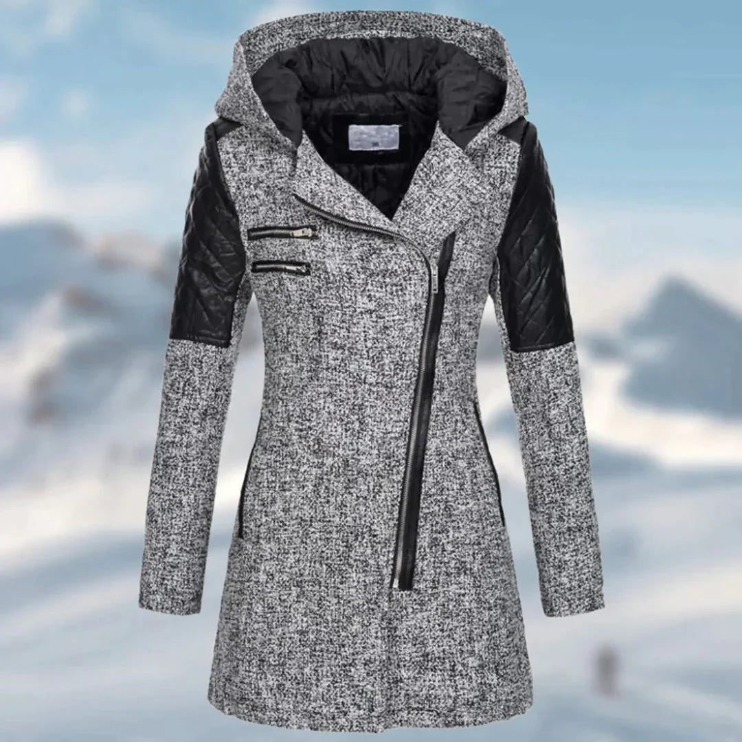 Aila | Lange winterjas met capuchon