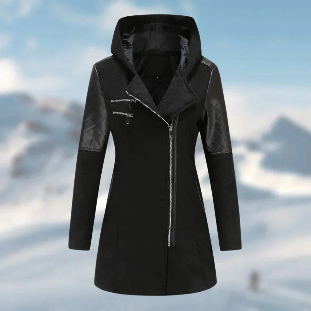 Aila | Lange winterjas met capuchon