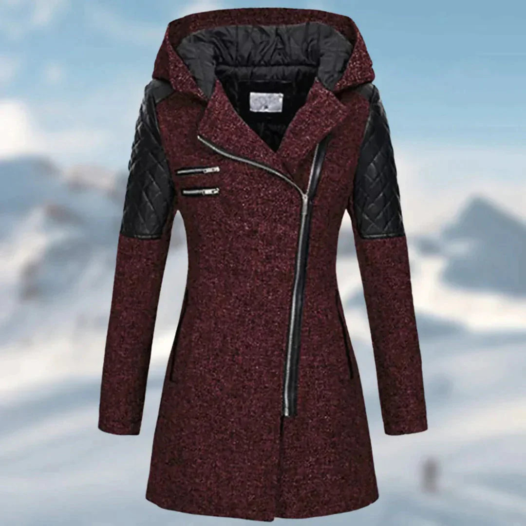 Aila | Lange winterjas met capuchon