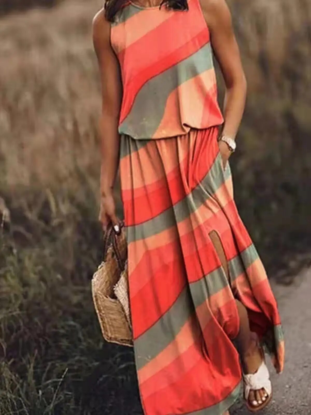Renee - Zomerse maxi jurk