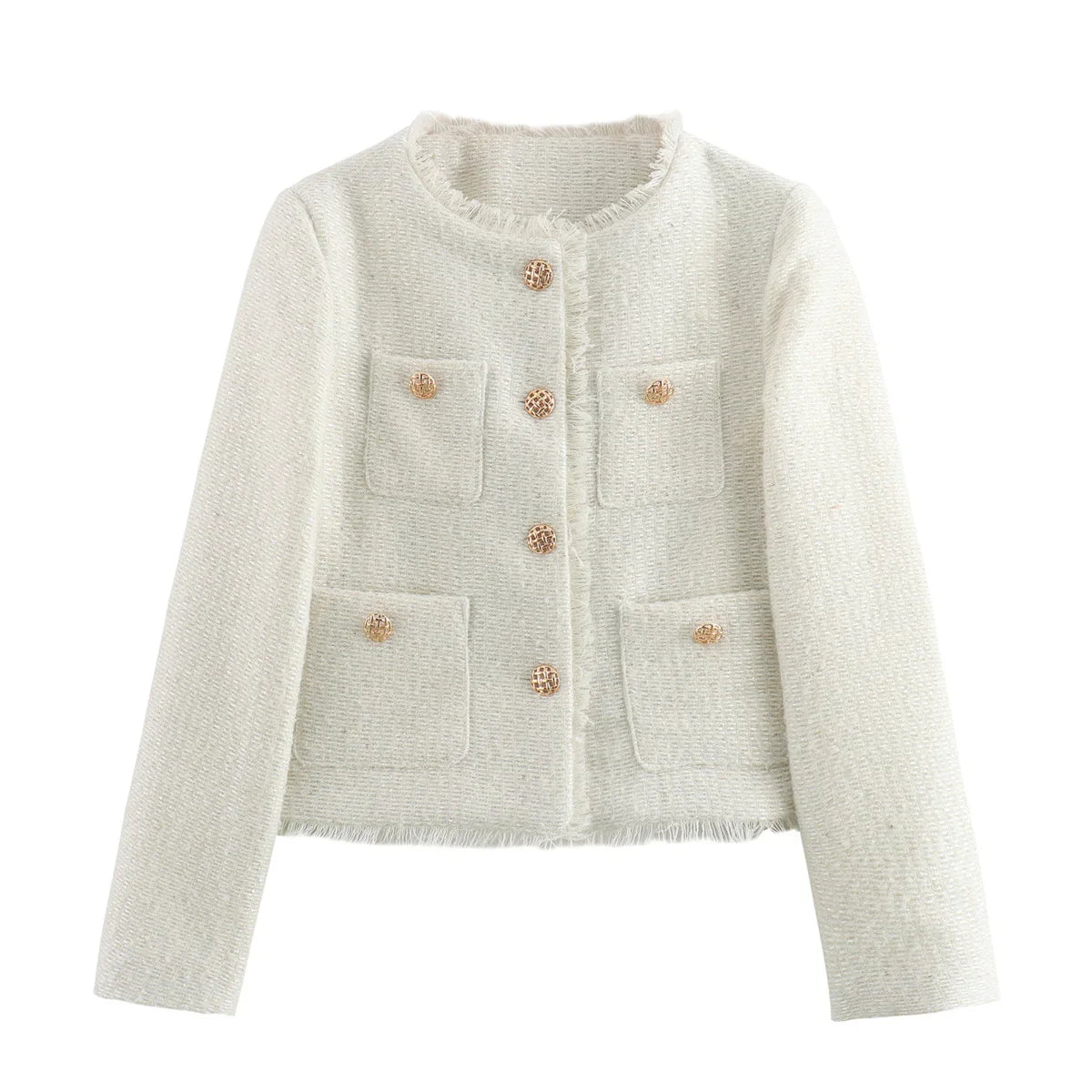 Chai Tweed Blazer | Chique wollen tussenjas voor dames