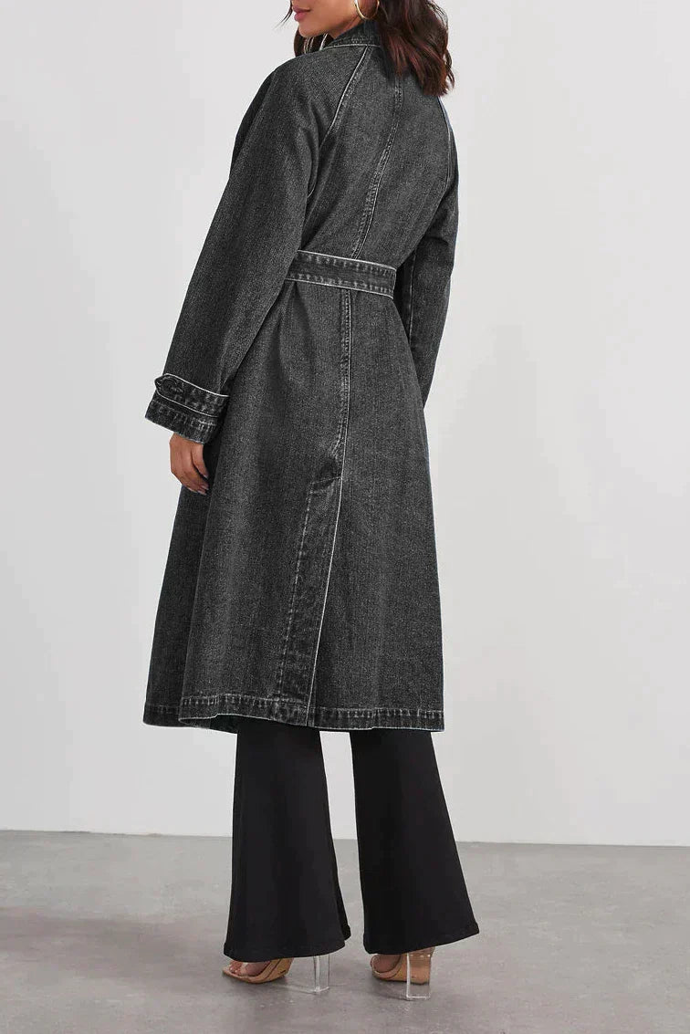 Prudence - Denim Jacket Mantel