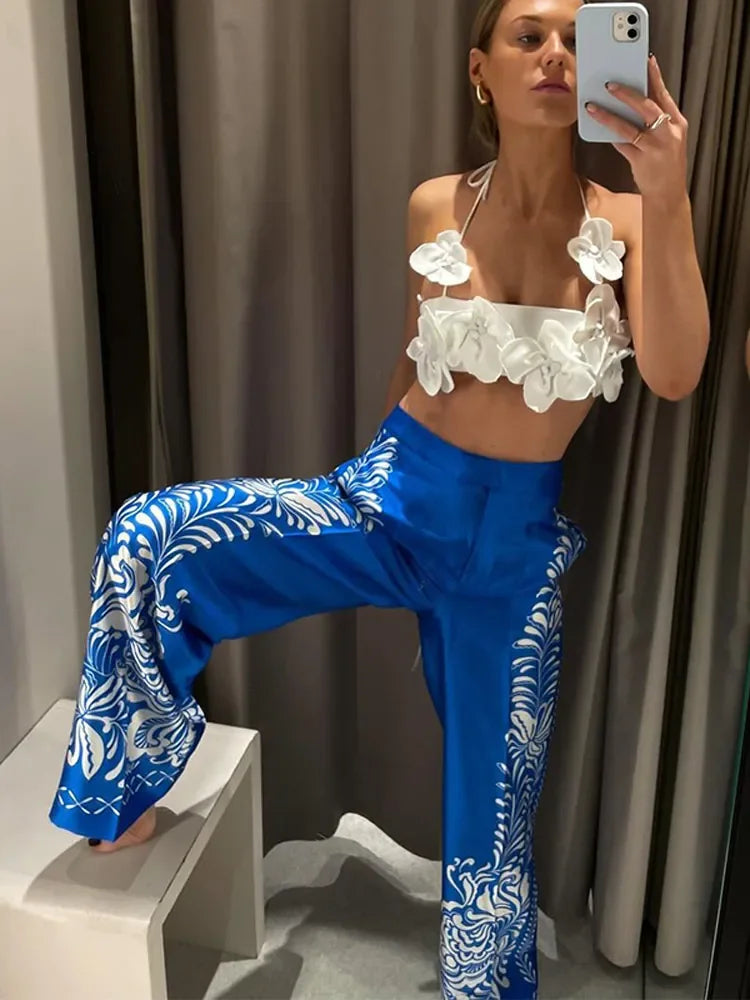 Carina | klassiek bloemenblouse