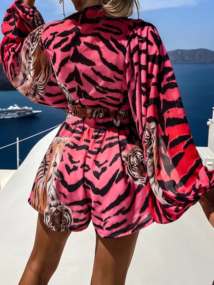 Co-ord set met print