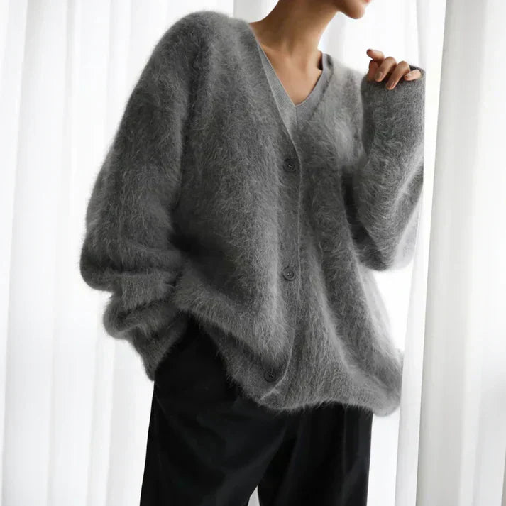 Fleur | zachte witte cardigan