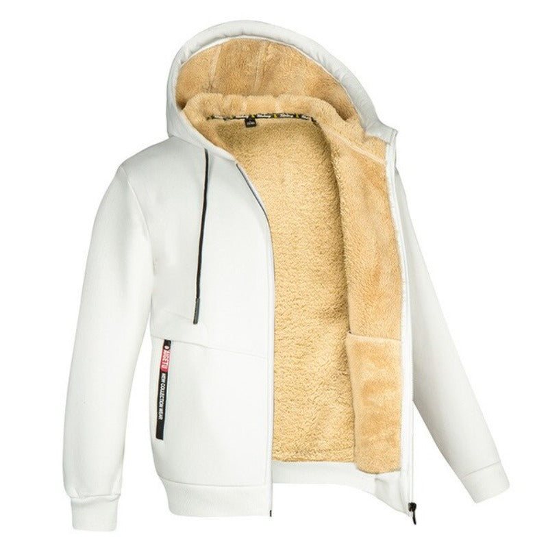 Diederik - Sherpa Wollen Rits Hoodie